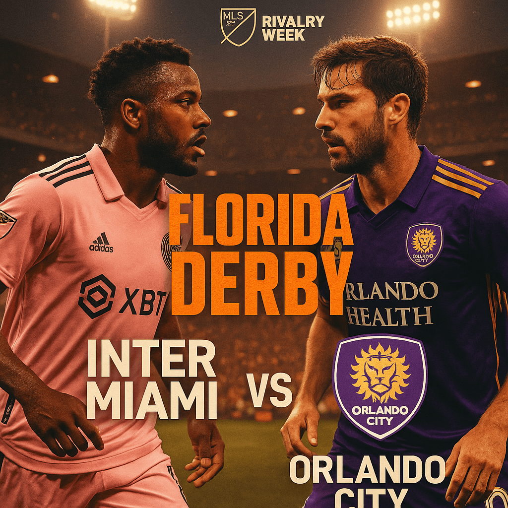 Intense Showdown: Florida Derby Heats Up as Inter Miami Faces Orlando City in MLS Rivalry&nbsp;Week