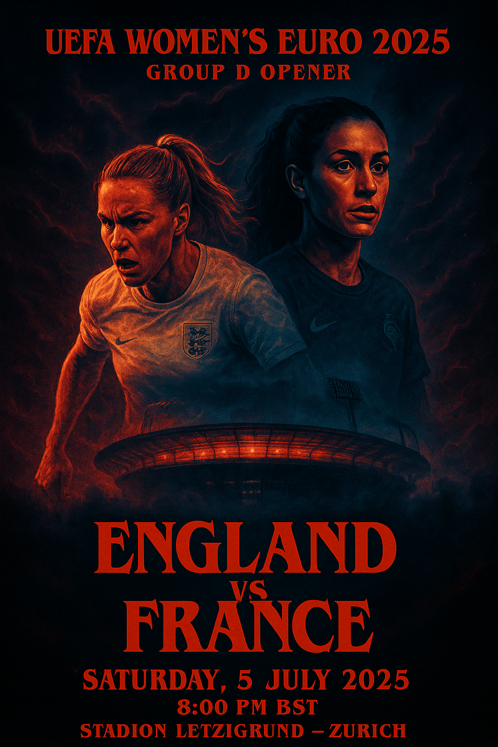 UEFA Women’s Euro 2025 Group D Preview: England vs. France – A Clash of Titans in the “Group of&nbsp;Death”
