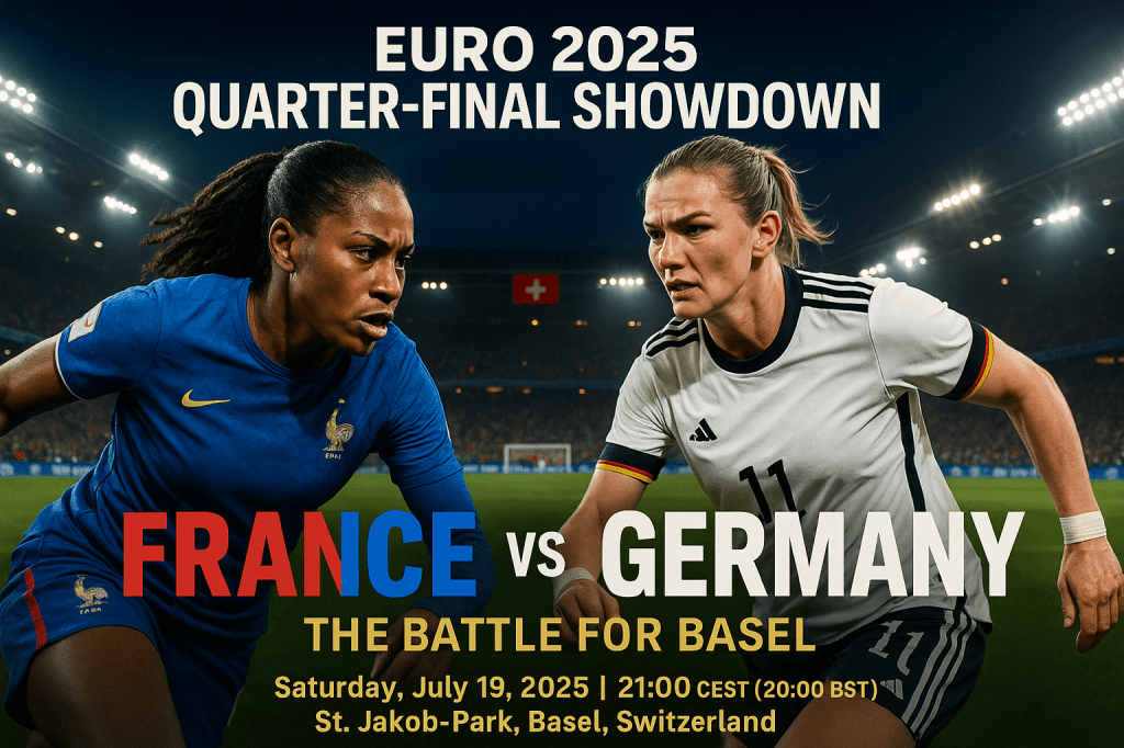 Countdown zum Viertelfinale der UEFA Women’s EURO 2025: Frankreich gegen Deutschland – ein Duell für die Geschichtsbücher