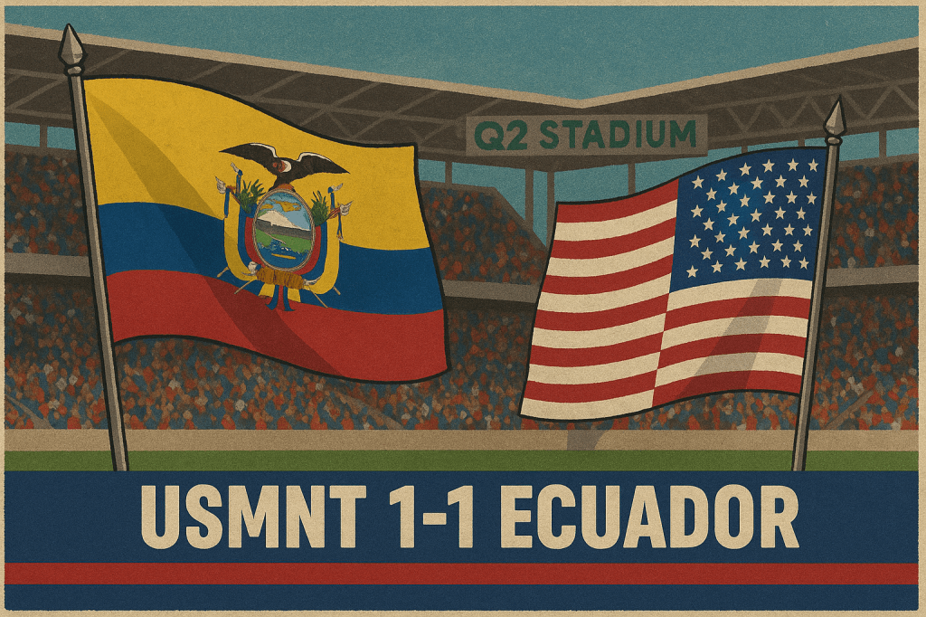 Red, White, and Draw: USMNT 1–1&nbsp;Ecuador