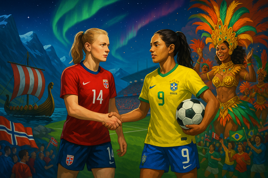 A Friendly Written in Quiet Light and Restless Hearts: Norway vs&nbsp;Brazil
