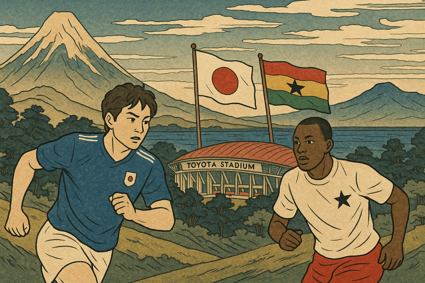 Japan vs Ghana Before the First Drop of Rain – doragon sports