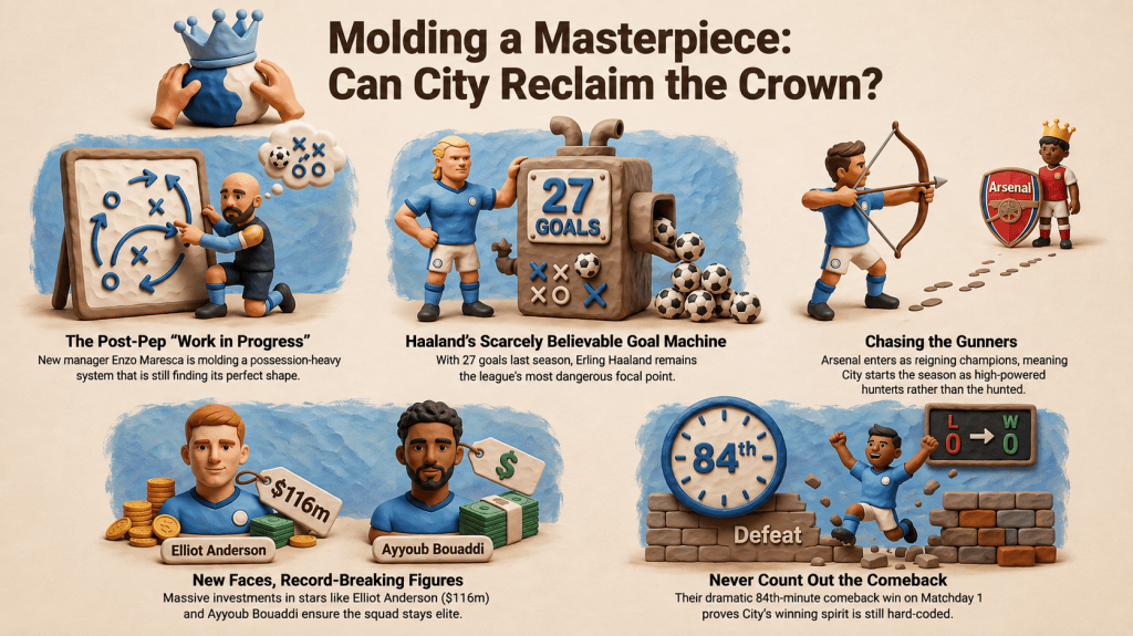 What is the chance of Man City winning the Premier League?